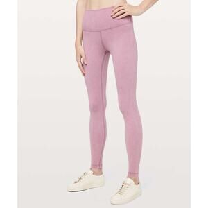 Lululemon Wunder Under High-Rise Tight *Snow Washed 28" Pink